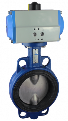 Pneumatischer Schwenkantrieb mit Absperrklappe Typ: PWA-23