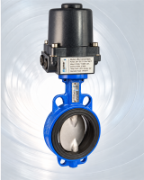 Absperrklappe LUG Serie 24 mit Elektro-Motor